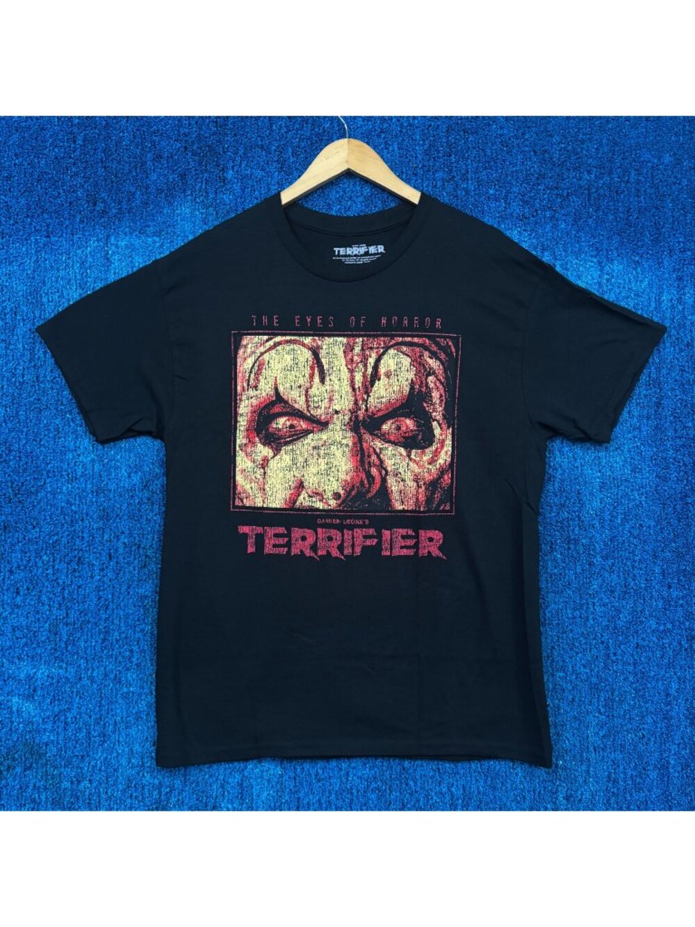 Terrifier The Eyes of Horror Art the Clown Gore Film Tee L